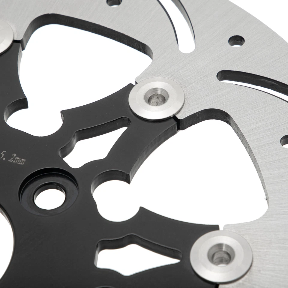 Rotor de freno trasero flotante de 11,5" para Harley Dyna Super Glide FXD Sportster 87-99 Foto 4 de 4