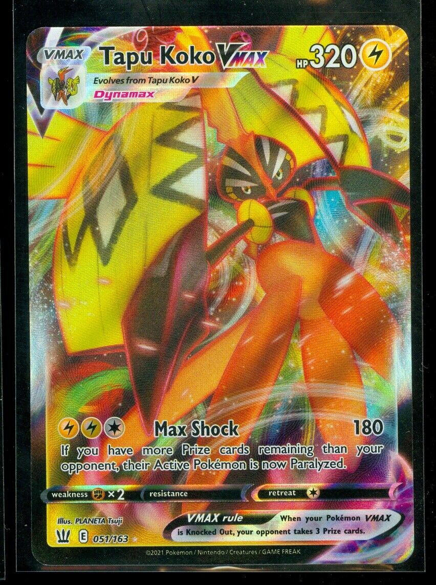 Tapu Koko VMAX Battle Styles Pokemon Card