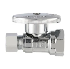 EFIELD 1/2" FIP × 3/8" OD Compression 1/4 Turn Straight Stop Valve Free Shipping