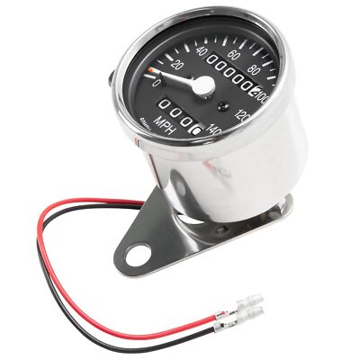 Mini 2:1 Mechanical Speedometer w Trip Meter Harley FL FX FXR