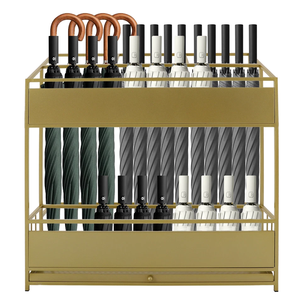 Paraguas Soporte Comercial Metal Paraguas Soporte Entrada Paraguas Organizador Foto 3 de 4