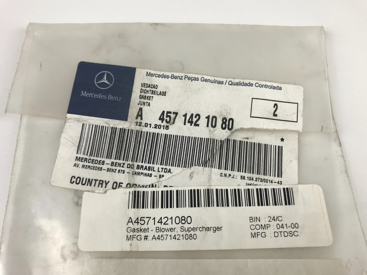 GENUINE Mercedes-Benz A4571421080 Gasket FAST SHIPPING DDE  