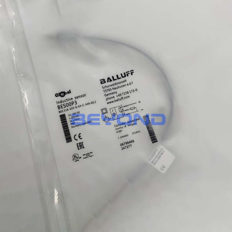 1PC NEW FOR Balluff Proximity Switch Sensor BES00P3 BES 516-324-G-E4-C-S49-00,2