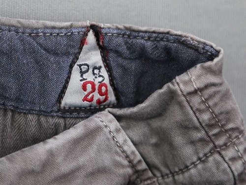 Men's Paperbacks Flat Front Chino Shorts Stretch Gray Size 29 - Picture 4 of 7