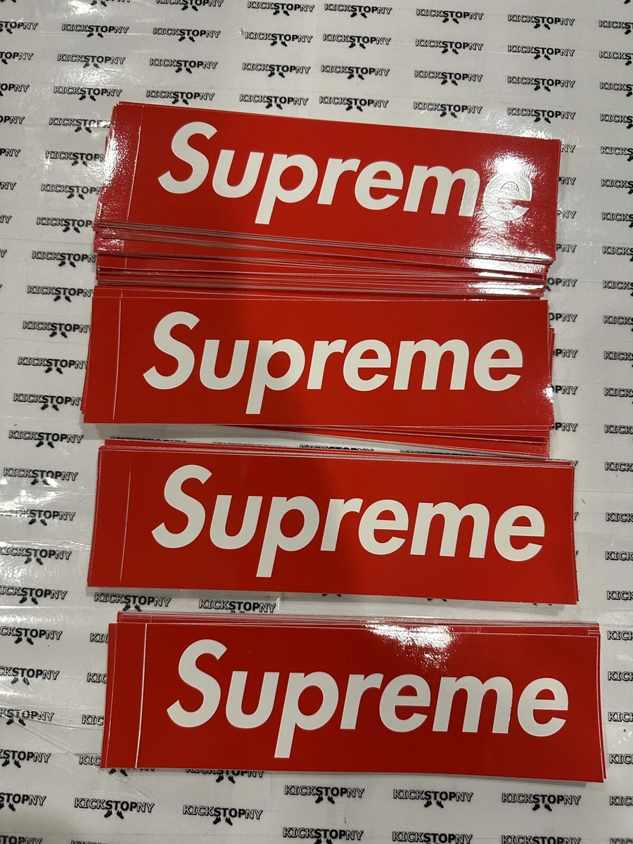 Supreme red top bogo sticker