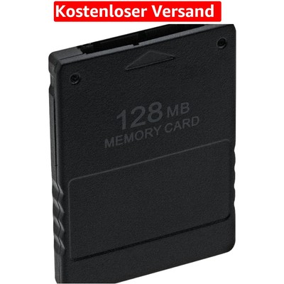 Wigearss 128MB Gaming Speicherkarte für PS2 & PS2 Slim - Hohe Geschwindigkeit