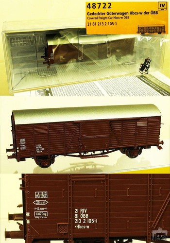 WG865 | Brawa H0 48722 - gedeckter Güterwagen ÖBB *NEU KKK NEM* | Zustand: Neu
