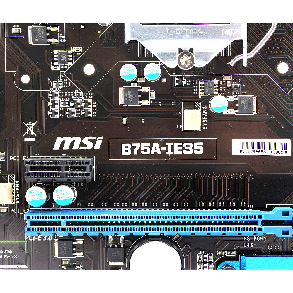 SCHEDA MADRE MSI B75MA-P45 SOCKET 1155 CPU I3 3240 VENTOLA - Foto 8