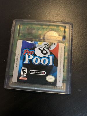 Pro Pool (Nintendo Game Boy Color, 2000) GBC - Tested