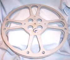 16MM 1600' 13.75" GOLDBERG BROS Motion Picture FILM Movie Projector Take Up Reel