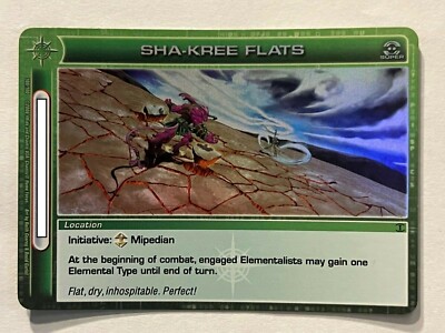 Chaotic 100/100 Sha-kree Flats Super Rare Holo Foil Location Card
