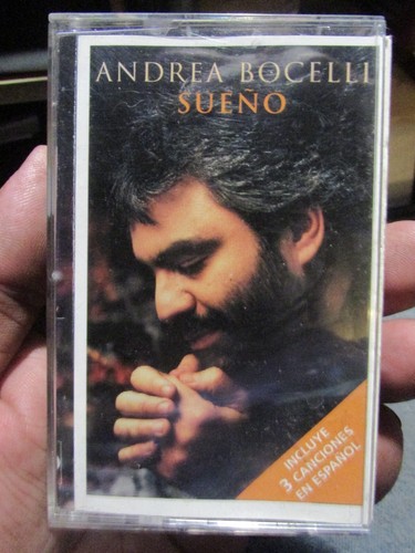 Andrea Bocelli Sueno 1999 Cassette Tape Full Insert Played Twice EXCELLENT WOW! - 第 1/7 張圖片