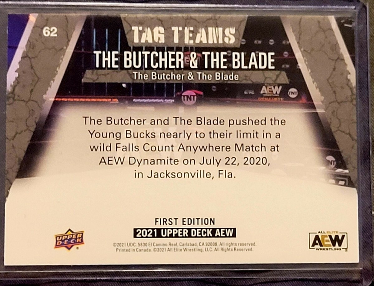 2021 AEW All Elite Wrestling Tag Teams Rainbow Foil🔥 The Butcher