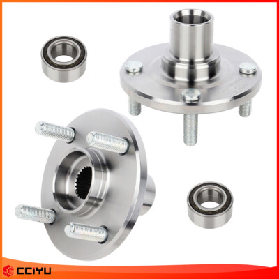 Pair Front Wheel Bearing Hub Fits Toyota Corolla 1988-1999 2000