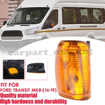 Left Side Wing Mirror Indicator Light Lens Cover For Ford Transit Custom 2012+ (ML006L)