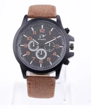 Men Boys Smart Watch Brown Great Present Xmas Birthday Top Quality UK Seller
