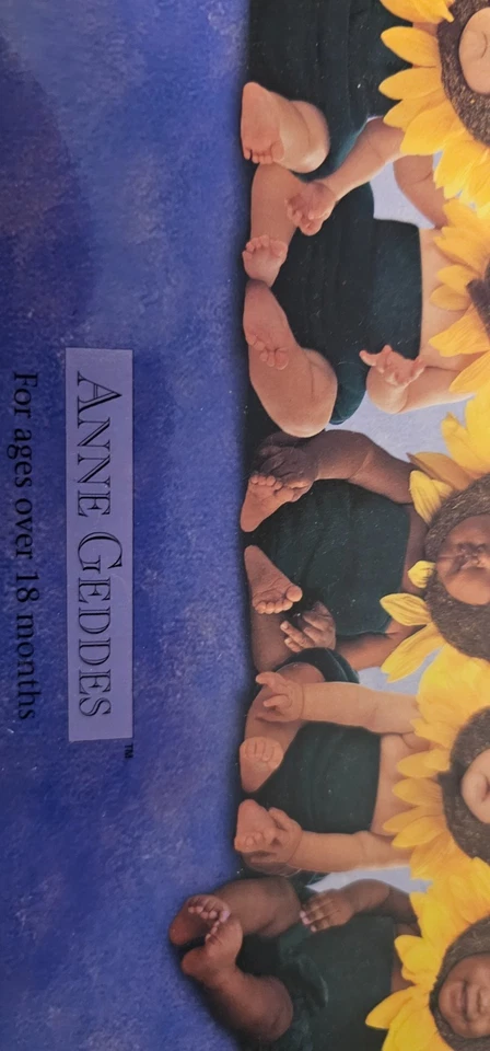 Vintage Anne Geddes Baby Sunflower African American Plastic 16”Doll 1999 - NIB - Image 4 of 4