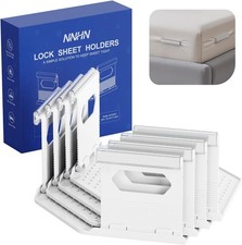 NNHN Lock Sheet Holders Keep Sheets Firm  Tight, Heavy Duty Bed Sheet Holder St