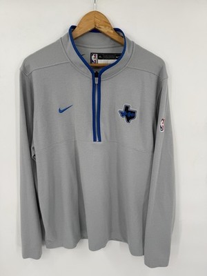 Nike Dallas Mavericks NBA Team Issued City Edition 1/2 Zip Pullover Size XL