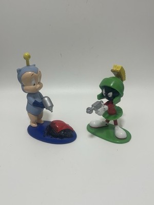 Applause Looney Tunes Marvin The Martian Porky The Pig  PVC figures 1990 s