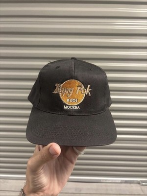 Vintage 90s Hard Rock Cafe Hat Xapg Pok Kaoe Mockba 