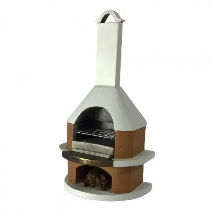 Dolls House Cod Cape Barbecue & Fireplace Resin Garden Miniature 1:12th Scale