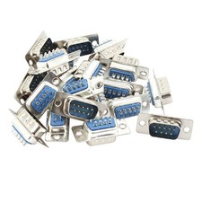 20 x DB9 RS232 Serial 9 Pin Male Connector Adapter