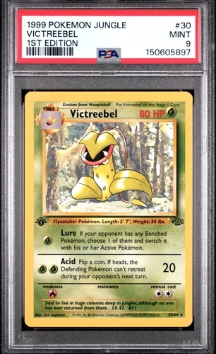 1999 POKEMON JUNGLE 1ST EDITION #30 VICTREEBEL PSA 9