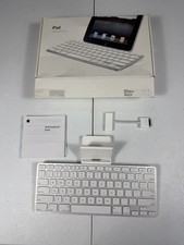 Apple iPad Keyboard Dock MC533LL/A A1359 Original Box Manuals 1st 2nd 3rd Gen