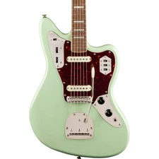 Squier by Fender Classic Vibe 70's Jaguar Electric Guitar, Surf Green