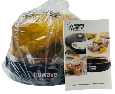 NUWAVE PRO PLUS INFRARED OVEN MODEL 20601 MANUAL & COMPLETE COOKBOOK~BRAND NEW