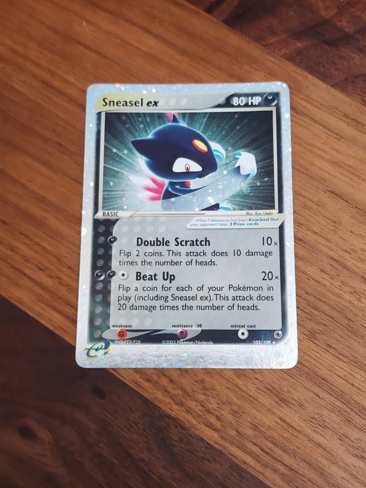 Rocket's Sneasel ex 103/109 Team Rocket Returns Holo