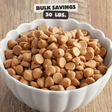 Gertrude Hawk Peanut Butter 1M Baking Chips 30 lb.