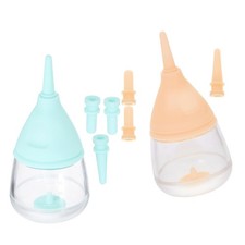 2 Pcs Pet Nursing Bottle Puppy Milk Feeder Bottles for Pets Small Animals