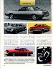 1978 1979 1980 1981 1982 1983 DODGE CHALLENGER 3 page Article MITSUBISHI