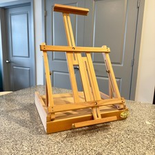 Plein Air By Jullian Paris Table Easel Stand Hand Carry Drawer Painting 23-02