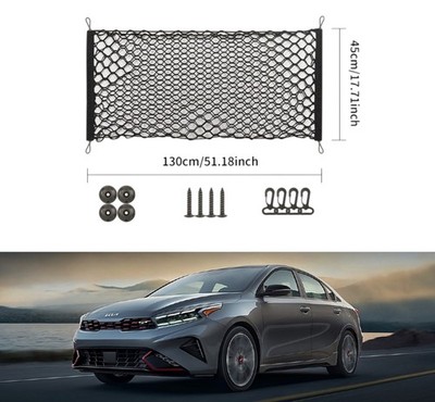 For KIA FORTE 2014-2024 Car Trunk Envelope Mesh Cargo Net 51.2x17.7in
