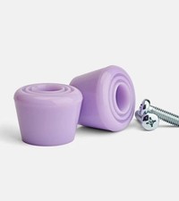 Impala Rollerskates 2-Pack Quad Stoppers with Bolts Lavendar Purple