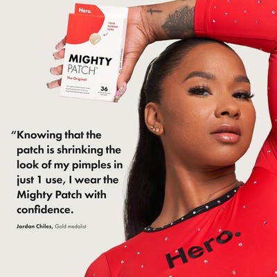 Mighty Patch Original from Hero Cosmetics - Hydrocolloid Acne Pimple Patch 36 Ct