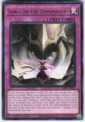 Songs of the Dominators - RA05-EN081 - Ultra Rare - Rarity Collection V