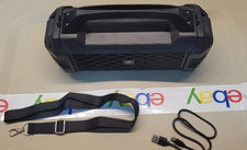 Solar Powered Bluetooth Rechargeable Speaker Flashlight FM Radio BLACK