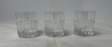 Set Of 3 Schott-Zwiesel Tudor Old Fashioned Crystal W/facet Cuts Burbon