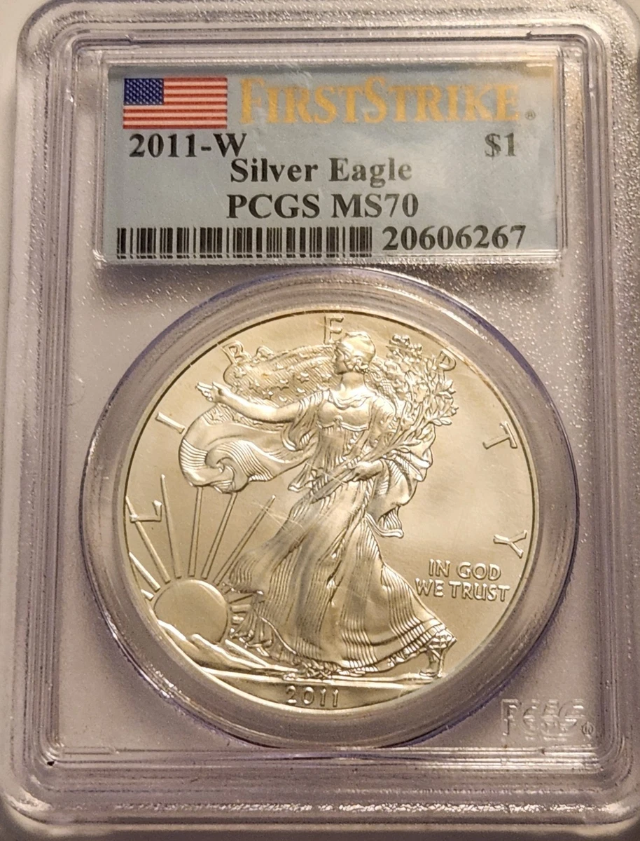 2011年アメリカンイーグル First Strike PCGS MS70 2011 (S) Sil Eagl - PCGS MS70FS | Nashville Coin Gallery