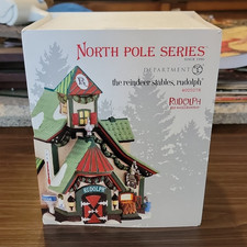 Department 56 North Pole Series Reindeer Stab...