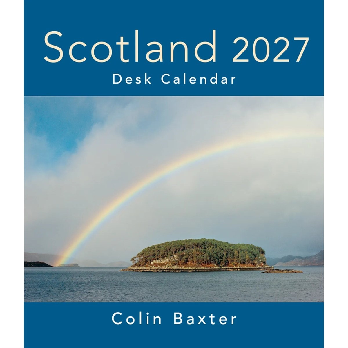 Colin Baxter, Scotland Easel Desk Calendar 2027, Desk Calendars, Gift