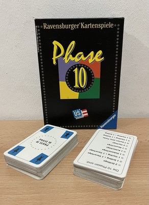 Phase 10 - Ravensburger 2005 - Vollständig - Gute Karten