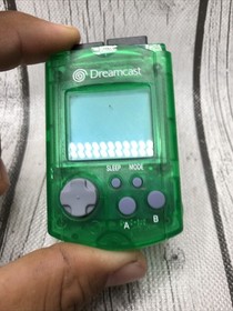 Sega Dreamcast VMU Visual Memory Unit Green Transparent HKT-7000