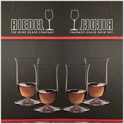 4 RIEDEL Vinum Single Malt Whiskey 4-piece crystal glass set - NIB