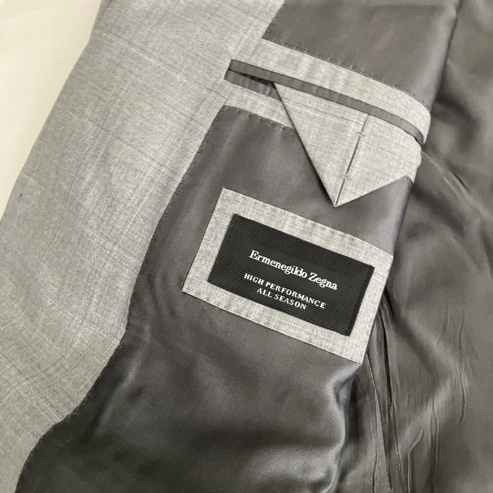 Шерстяной костюм Ermenegildo Zegna High Performance все сезоны 56L ЕС/46 США 2 предмета - Изображение 3 из 4