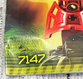 LEGO Hero Factory Xplode 7147 &ndash; Figure w/ Manual (2010 Retired Set Missing Blade